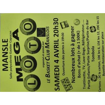 Photo du Mega Loto du basket club Manslois à Mansle