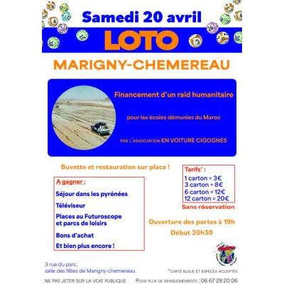 Photo du Loto pour "En Voiture Cigognes" à Marigny-Chemereau