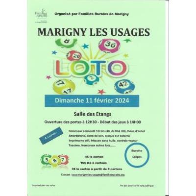 Photo du LOTO annuel à Marigny-les-Usages