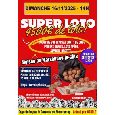 Photo du Super Loto Du Carreau de Marsannay Pétanque à Marsannay-la-Côte