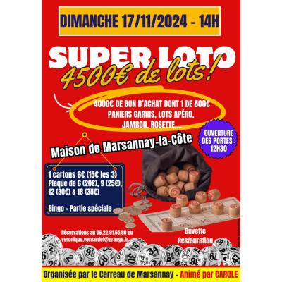 Photo du Super Loto du Carreau de Marsannay à Marsannay-la-Côte