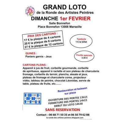 Photo du Grand loto des artistes peintres à Marseille 8eme Arrondisse