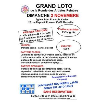 Photo du Grand loto des artistes peintres à Marseille 8eme Arrondisse