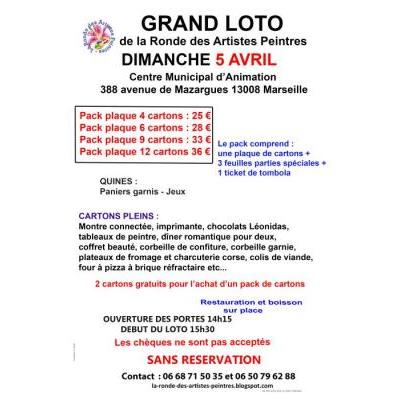 Photo du Grand loto des artistes peintres de p&acirc;ques à Marseille 8eme Arrondisse