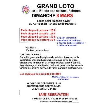 Photo du Grand loto des artistes peintres à Marseille 8eme Arrondisse