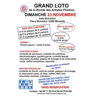 Photo du Grand loto des artistes peintres à Marseille 8eme Arrondisse