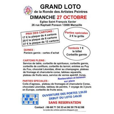 Photo du Grand loto des artistes peintres à Marseille 8eme Arrondisse