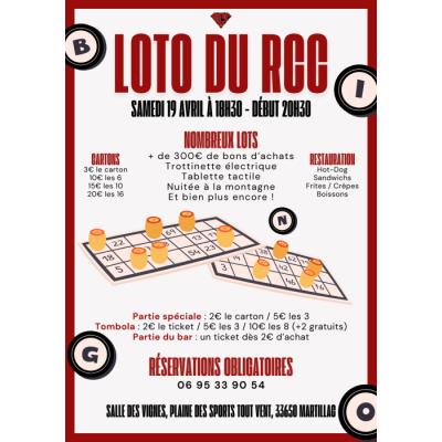 Photo du Loto du Rugby Club Cadaujacais à Martillac