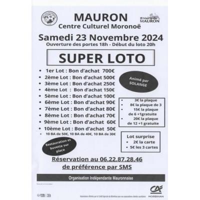 Photo du Super Loto à Mauron