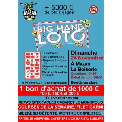 Photo du LE GRAND LOTO DU HANDBALL DE MAZAN à Mazan