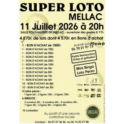 Photo du Loto au profit d'une oeuvre caritative du comit&eacute; des f&ecirc;tes de Penlann à Mellac