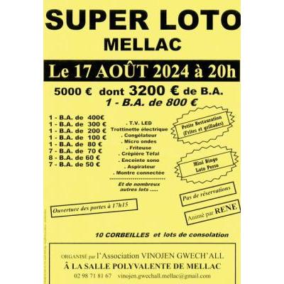 Photo du Super loto de Vinojen Gwech'all animé par René à Mellac