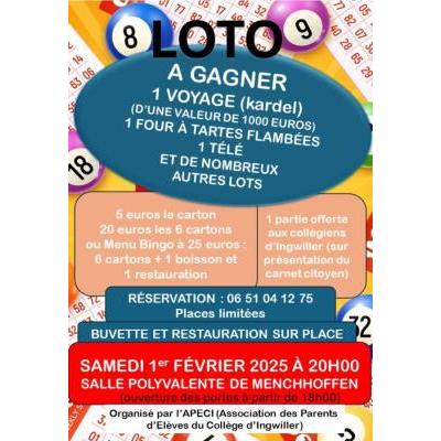 Photo du Grand loto-bingo à Menchhoffen