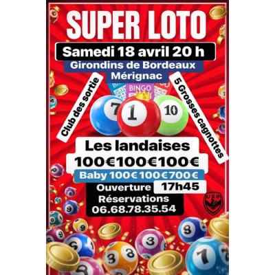 Photo du GROS LOTO d&eacute;but 20h 4 GROSSES CAGNOTTES à Mérignac