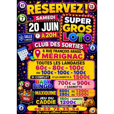 Photo du GROS LOTO de l&rsquo;&eacute;t&eacute; 5 GROSSES CAGNOTTES debut 20h à Mérignac