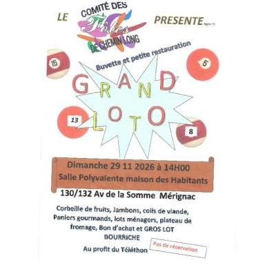 Photo du Super Loto &agrave; Chemin long au profit du T&eacute;l&eacute;thon à Mérignac