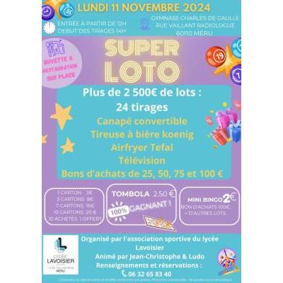 Photo du Super Loto Méru Lycée Lavoisier à Méru