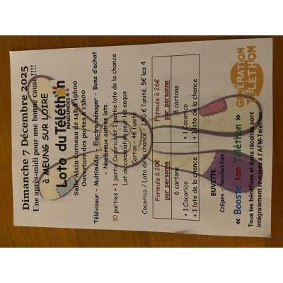 Photo du Loto du Telethon Magdunois à Meung-sur-Loire