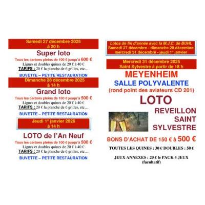 Photo du loto du Nouvel An à Meyenheim