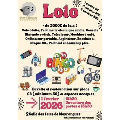 Photo du 4&egrave;me LOTO de Meyrargues Basketball à Meyrargues