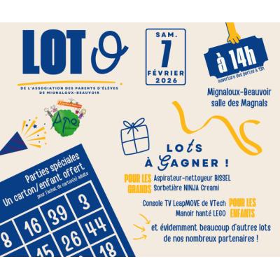 Photo du Loto de l'APE à Mignaloux-Beauvoir