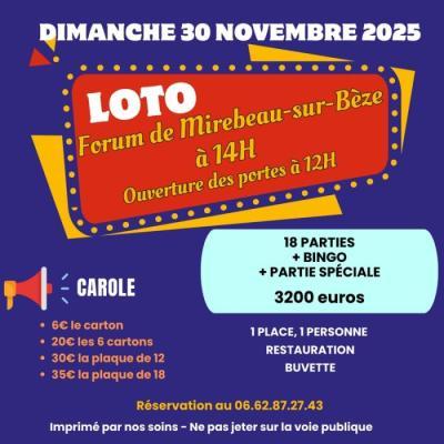 Photo du Loto animé par Carole à Mirebeau-sur-Bèze