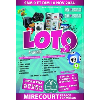 Photo du Super loto de Passion Show à Mirecourt (88500) à Mirecourt