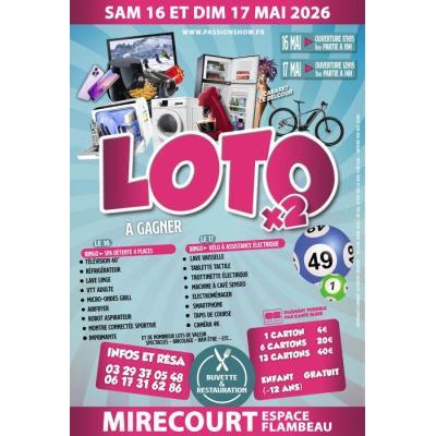 Photo du 2 super lotos de PASSION SHOW &agrave; Mirecourt 16 & 17 mai à Mirecourt