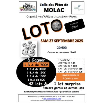 Photo du Loto à Molac animé par Gilles à Molac