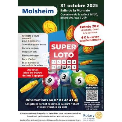 Photo du Super Loto du Rotary Club  à Molsheim