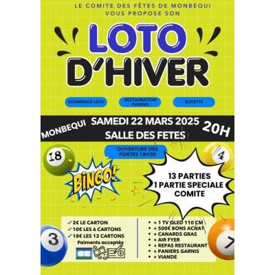 Photo du LOTO GOURMANDS GROS LOT TELE QLED depart 21h à Monbéqui