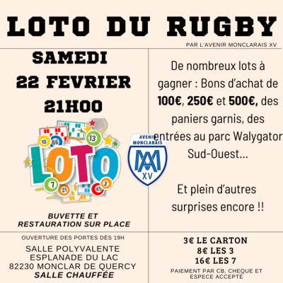 Photo du LOTO DU RUGBY à Monclar-de-Quercy