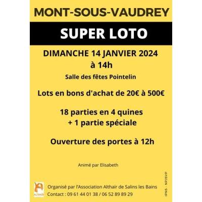 Photo du Super loto à Mont-sous-Vaudrey