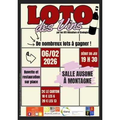 Photo du Loto des vins à Montagne