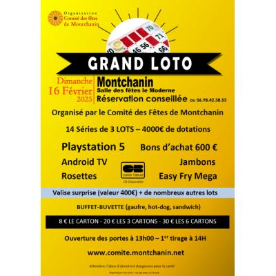 Photo du GRAND LOTO du comité des fêtes de Montchanin à Montchanin