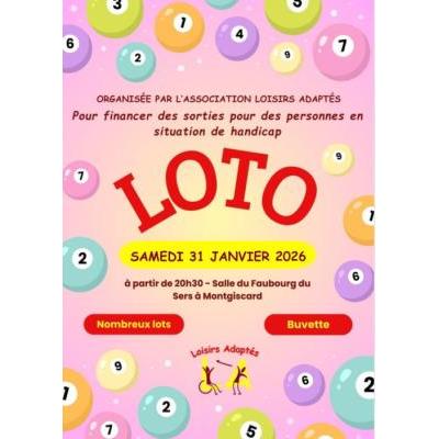 Photo du Loto association Loisirs Adapt&eacute;s  à Montgiscard