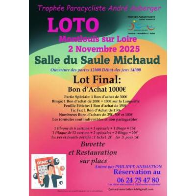 Photo du Loto trophée handisport à Montlouis-sur-Loire