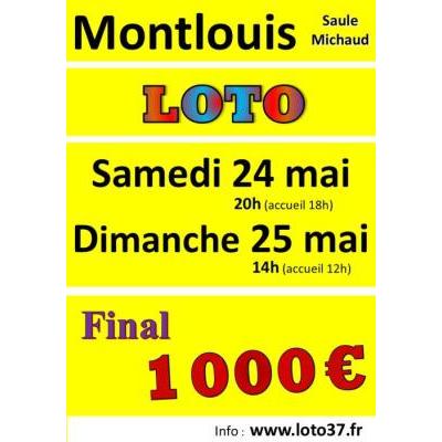 Photo du LOTO Samedi 24 mai 20h. Final 1000€ à Montlouis-sur-Loire