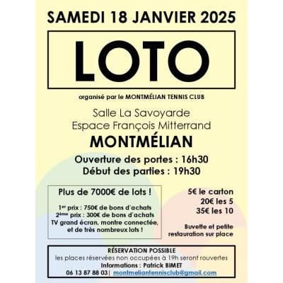 Photo du LOTO Montmélian Tennis Club 18 01 2025 à Montmélian