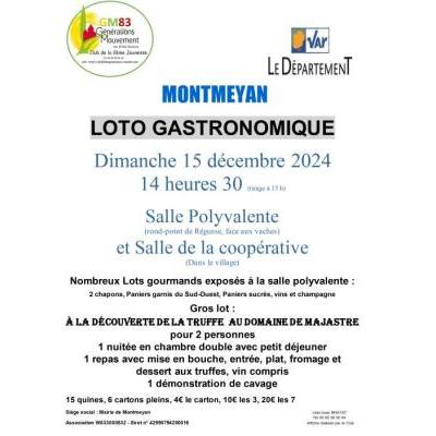Photo du loto gastronomique à Montmeyan