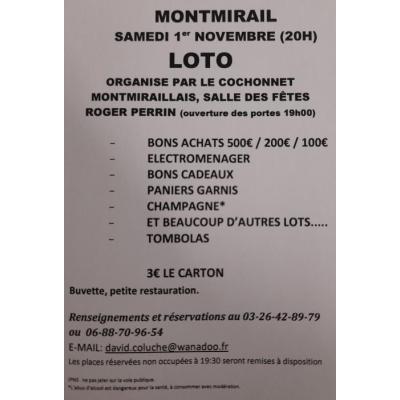 Photo du Loto cochonnet Montmiraillais à Montmirail