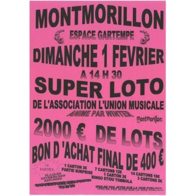 Photo du super loto  à Montmorillon