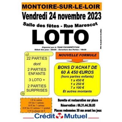 Photo du Loto du Team FSCompetition - nouvelle formule : bons d'achats à Montoire-sur-le-Loir