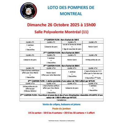 Photo du Super Loto des pompiers de Montréal à Montréal
