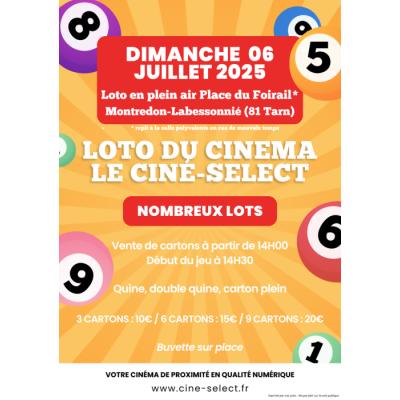 Photo du Loto du Cine-Select à Montredon-Labessonnié