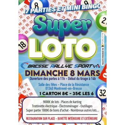 Photo du Super loto Bresse rallye sport  à Montrevel-en-Bresse