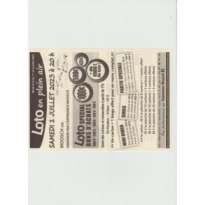 Photo du SUPER LOTO à Moosch