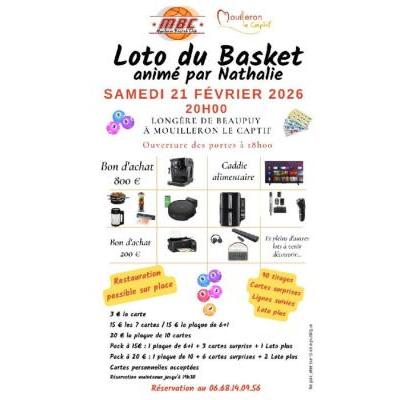 Photo du Loto du Basket, anim&eacute; par Nathalie à Mouilleron-le-Captif