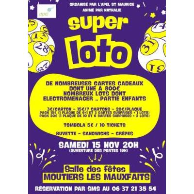Photo du SUPER LOTO à Moutiers-les-Mauxfaits