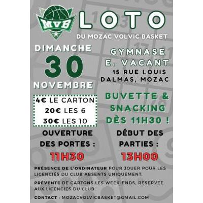 Photo du Loto du Mozac Volvic Basket à Mozac